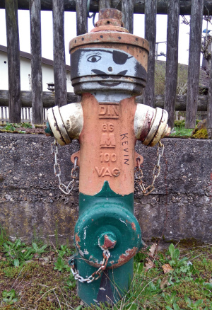 Kinderwitze Seite: lustiger Seeräuber Hydrant